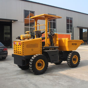 Neuer Günstiger 4x4/2 Tonnen Bau-Minidumper FCY20 Selbstladender Radlader 1m³ Kapazität Minilader mit Sonnendach für den Ingenieurbau - Product Image 2