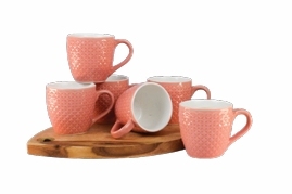 Tasses et mugs en grès, mugs en grès personnalisés, vaisselle imprimée sur mesure, tasses en céramique durables, mugs à café personnalisés - Product Image 3