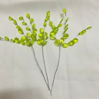 Accessoires de bijoux DIY faits à la main, perles acryliques en cristal 3D, fil de perles, branche de fleurs pour mariage