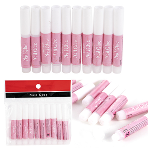 FCJ asciugatura rapida trasparente acrilico per Nail Art colla liquida Texture con pennello su applicazione per uso personale