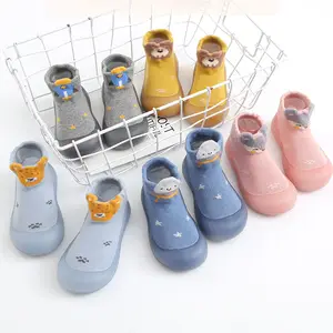 Kleinkinder Jungen Mädchen Socken Schuhe Tier Baumwolle Boden Slipper Baby Kinder Indoor Outdoor Pre walker Wanderschuhe M3619