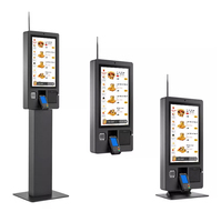 Restaurant Comptoir Billet Distributeur Automatique Self Service Commande Kiosque POS Terminal Paiement Kiosque Restauration Rapide Commande Kiosque