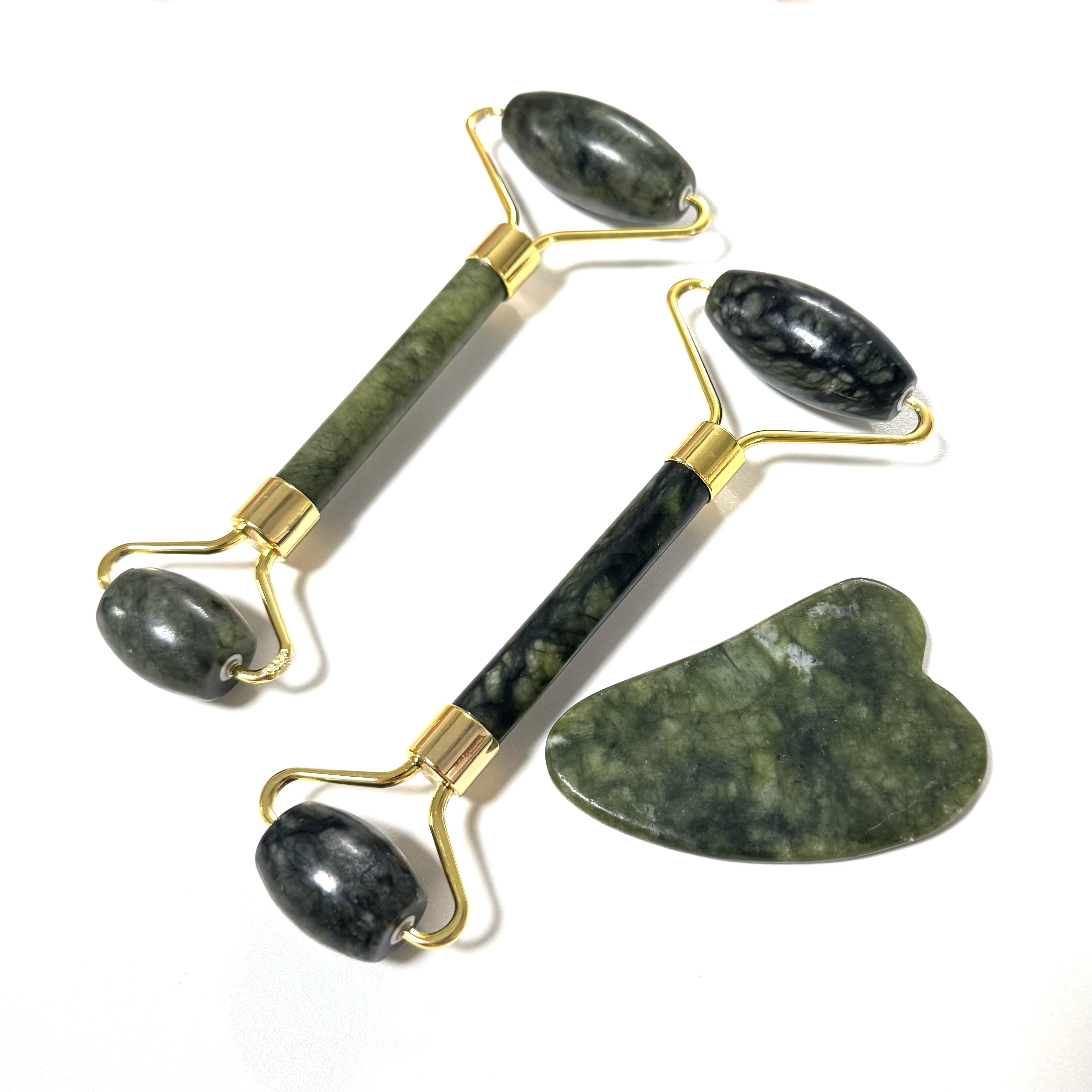 Самый продаваемый массажер для лица xiuyan jade roller и gua sha