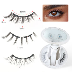 Pestañas Magnéticas 3D Reutilizables de Etiqueta Privada al por Mayor, Pestañas Postizas Magnéticas Naturales y Suaves con Aplicador - Product Image 2