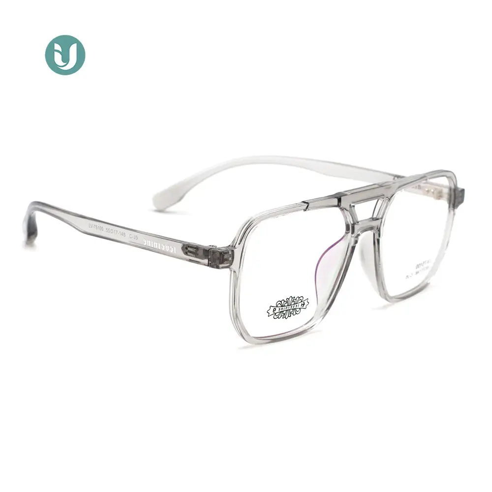 75100 High Quality Big Size Eyeframes Spectacle Eyewear Tr90 Women Eye Glasses Frame For Men