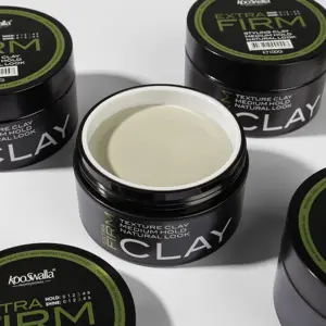 OEM Private Label Medium Hold Hair Styling Clay Matte Texture Men Hair Wax Clay