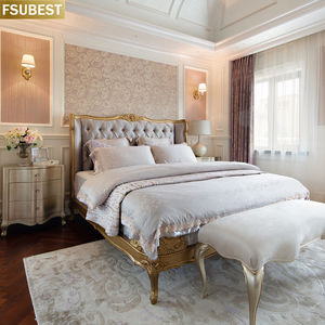 Base de Cama Doble de Terciopelo, Base de Cama de Lujo, Lit Cama, Yatak, Letto, Letti, Bedden, Muebles de Dormitorio, Cadre De Twin Set, Madera, Muebles - Product Image 3