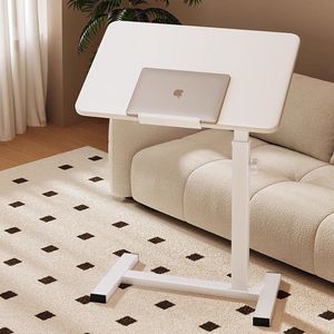 Movable Rotating Wooden Coffee <strong>Table</strong> Modern Design Walnut Color <strong>Bedside</strong> <strong>Small</strong> Adjustable Coffee <strong>Table</strong> for Sofa and <strong>Bedside</strong> - Product Image 4