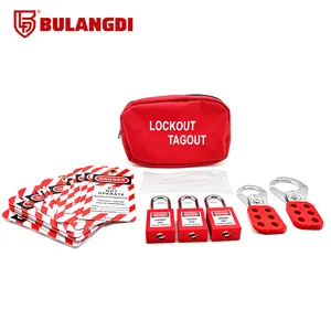 Bulangdy brand lockout kit combination of 41 pieces locks , come with water-proof polyester fabric bag