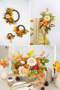 Bouquet de fleurs en soie de luxe Rose artificielle bricolage de haute qualité pour la décoration extérieure pour la remise des diplômes de Pâques de <span class=keywords><strong>mariage</strong></span>-Factory Direct - Product Image 5