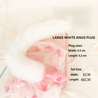 Plug anal en silicone de qualité médicale rose en forme de patte de chat avec queue premium anti-chute, dilatateur anal sûr pour le corps, pour l'entraînement OEM