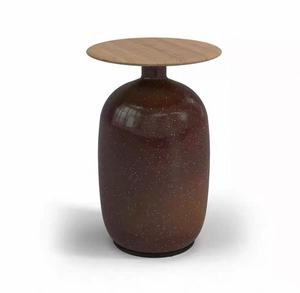 Idao Wohnzimmermöbel Mid-Century Modern Runder Holz-Couchtisch Minimalistische Beistelltische Ineinanderstellbares Couchtisch-Set - Product Image 3