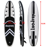 Planche de surf gonflable de qualité supérieure, design kayak, planche de sport, tapis flottant, paddleboard avec accessoires