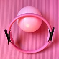 Set de Accesorios Multifuncionales para Pilates con Bola, Anillo, Bandas de Resistencia y Correas de Estiramiento para Ejercicio en Casa o Gimnasio