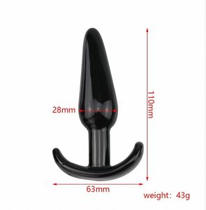 الخرز الشرج المكونات المرأة المكونات بعقب سيليكون للماء تدليك الجسم الشرجي - Product Image 1