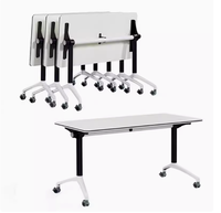 Table de conférence pliante et chaise combinaison double bureau activité épissage table longue mobile