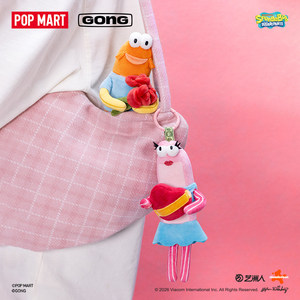Novedad 2026: Cajas Sorpresa 100% Originales GONG de la Serie Romántica de Peces de Bob Esponja, Lindos Muñecos de Peluche y Colgantes Decorativos de Peluche - Product Image 6