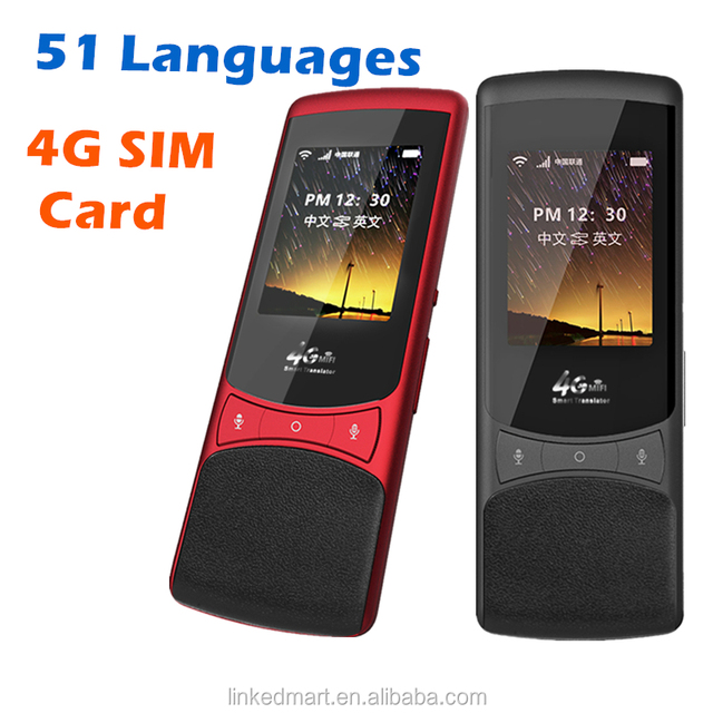 2.4 Inch HD Touch Screen Z1 Translator Support 75 Multi-language WIFI Sharing Global 4G Net Travel Translation,Smart Translator