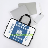 Sac d'ordinateur portable multi-tailles pour bureau Sorority Phi Beta Sigma, fournitures de bureau, thème professionnel, vente en gros, personnalisable