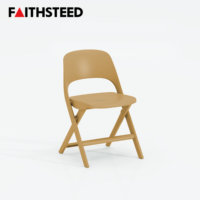 Chaise en plastique robuste empilable, chaise de salle à manger moderne, dossier ergonomique, PP, café, restaurant, mobilier pour événements et mariages