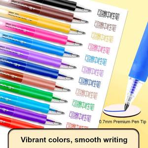 <span class=keywords><strong>Stylo</strong></span> effaçable multicolores G9010 0,7 mm, encre effaçable en gel, 12/24/36 couleurs, plastique, promotionnel, pour le bureau et l'école, vente en gros - Product Image 4