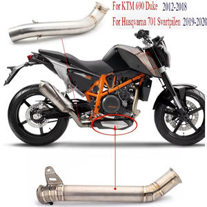 Tuyau de liaison intermédiaire d'échappement de <span class=keywords><strong>moto</strong></span>, raccordement au silencieux d'origine, pour <span class=keywords><strong>KTM</strong></span> <span class=keywords><strong>Duke</strong></span> <span class=keywords><strong>690</strong></span> 2013-2020, pour Husqvarna 701 Svtpilen - Product Image 2