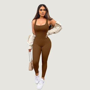 Tuta da Yoga monopezzo con tappetino per il petto staccabile <span class=keywords><strong>abbigliamento</strong></span> Fitness monopezzo per l'esercizio e il Fitness - Product Image 6