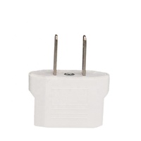 Adaptateur blanc Ue vers Usa, Petit adaptateur européen vers Usa