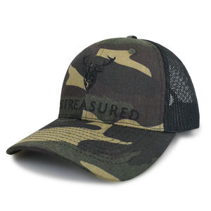 Gorra Trucker de Camuflaje Personalizada con Logotipo Bordado, Gorras de Béisbol de Verano - Product Image 3