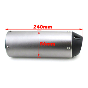 Sportsmoto DISPONIBILE Silenziatore Rimovibile da 38mm per Moto da Cross, Pit Bike, Motard, Minigp, Motocross, ATC70 - Product Image 6