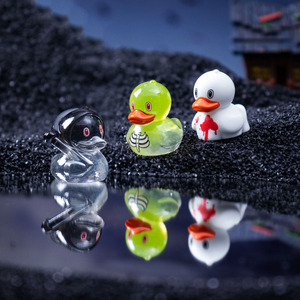 Animales, 6 Estilos, Figuras de Patitos, Mini Patos de Resina, Juguetes Pequeños, Manualidades, Decoración de Resina para Halloween, Adornos - Product Image 3