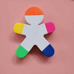Marcadores Ecológicos 5 en 1 con Forma Humana Personalizados para Niños, Marcadores de Colores de Moda a Bajo Precio - Product Image 4