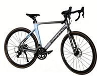 Vélo de route en alliage d'aluminium 29 pouces 700C avec guidon drop, 21, 27 ou 30 vitesses, freins à disque hydrauliques, VTT léger, vente en gros