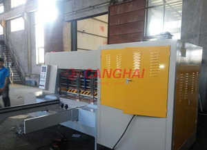 Machine de découpe automatique de cartons ondulés pour boîtes à pizza avec alimentation par bords avant - Product Image 5