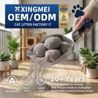 Lettiera per Gatti OEM ODM Personalizzata con Etichetta Privata, a Forma di Granuli - Litiere Pour Chat 99,9% Senza Polvere, Forte Agglomerazione, Argilla Naturale al Sodio