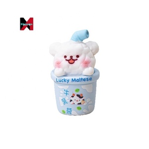 Vaso <span class=keywords><strong>de</strong></span> <span class=keywords><strong>Paja</strong></span> con Diseño <span class=keywords><strong>de</strong></span> <span class=keywords><strong>Perros</strong></span>, Mini Figura Decorativa para Escritorio, Coche, Juguete Infantil - Product Image 5