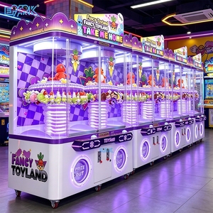Máquina de grúa de garras para 2 jugadores, para premios de mini peluches, de parque de atracciones, operada con monedas, tipo arcade - Product Image 2