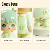 Lampe d'ambiance de chevet Kawaii Sprout Girl en vinyle brillant, figurine de collection pour la décoration de chambre