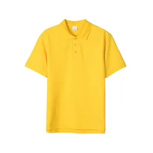 Camisas de algodão OEM com design próprio camisa polo personalizada serigrafista roupas masculinas por atacado respirável de alta qualidade