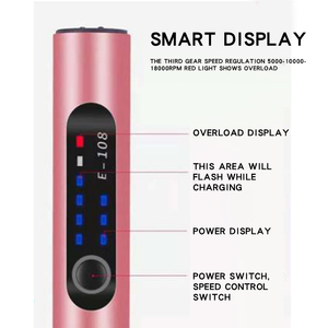 Amoladora eléctrica recargable USB inalámbrica de bajo precio, pluma de lijado de esmalte de uñas en miniatura, mini amoladora DIY, herramienta para uñas - Product Image 2