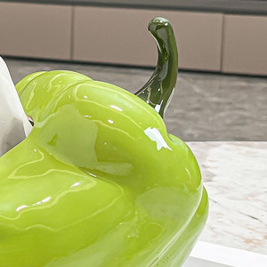 Boîte à <span class=keywords><strong>mouchoirs</strong></span> en céramique créative en forme de piment, faite à la main, pratique et belle - Product Image 4