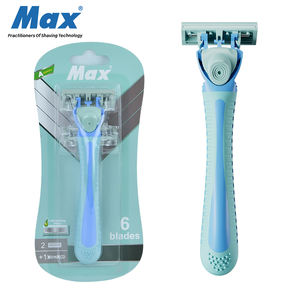 맥스 일회용 쌍날 안전 면도기 스웨덴 스테인리스 스틸 면도날 플라스틱 면도기 얼굴 및 바디 제모 호텔용 - Product Image 4