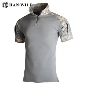 HAN WILD Manufacturer produces and wholesales jungle training camouflage frog shirt training wear