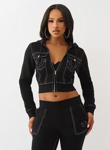 C0987 Completo Sportivo da <span class=keywords><strong>Donna</strong></span> alla Moda con Ricamo di Lettere <span class=keywords><strong>Sexy</strong></span> per il Tempo Libero all'Aperto - Product Image 3