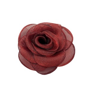 Corsage de flor de gasa estilo coreano de 7.5 cm para el cabello, zapatos, bolsos y accesorios de ropa - Product Image 5