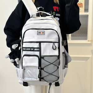 <span class=keywords><strong>Mochila</strong></span> Escolar Coreana 2026, Nueva Tendencia, Gran Capacidad, Impermeable, con Cierre de Cremallera, para Estudiantes, Ideal para Viajes Ligeros - Product Image 5