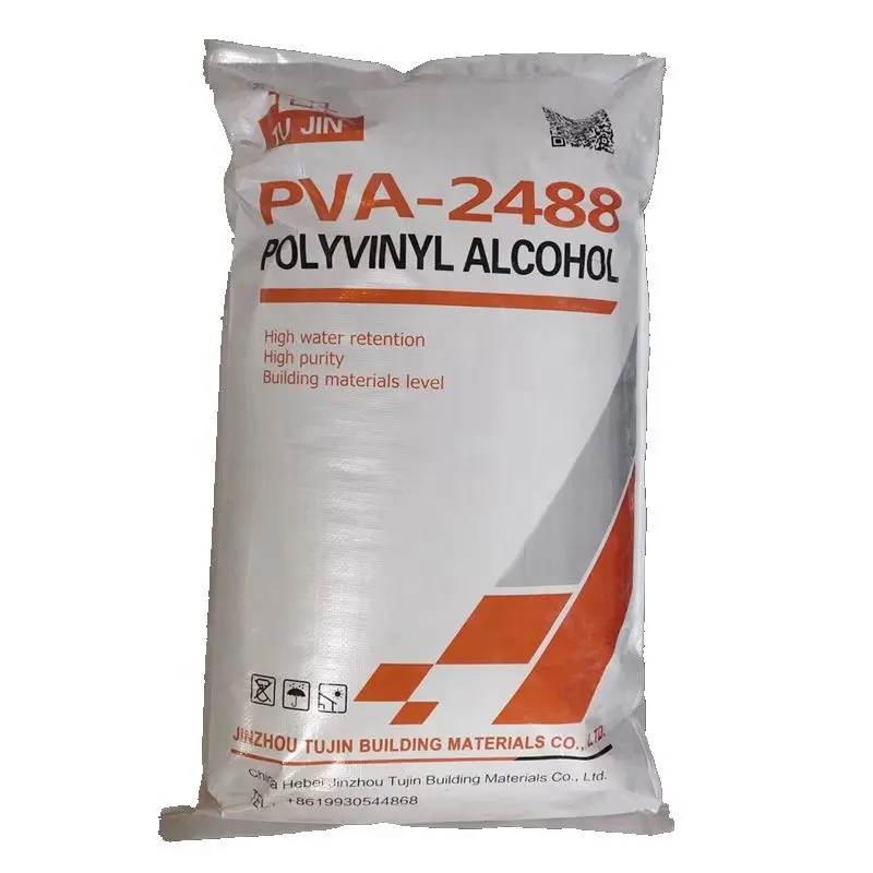 PVA 2488 2688 granül tozu tutkal hammadde fayans yapıştırıcısı macun sıva tekstil PVA
