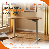 Cadre de bureau réglable en hauteur, support de bureau à deux niveaux, table assis-debout avec mémoire, montage facile, ergonomique, écologique