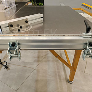 La table coulissante de précision 5.5kw a vu le petit style circulaire horizontal de panneau pliant pour le noyau de moteur de Construction de travail du bois - Product Image 4