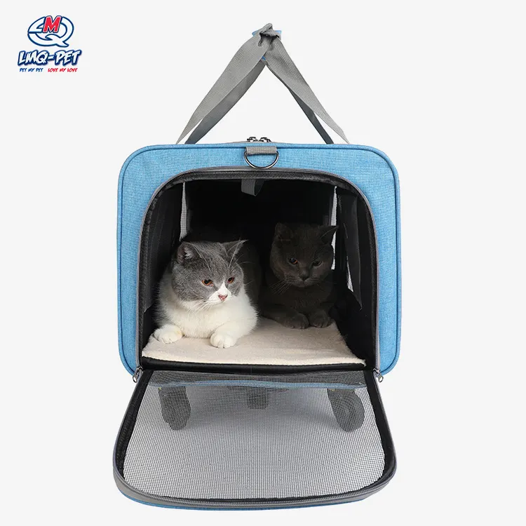 Door De Luchtvaartmaatschappij Goedgekeurde Reisbagage Zachte Kat Voor Huisdieren Met Afneembare Wielen Kattenhonddraagtas Kattendrager Met Wiel